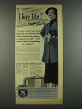 1937 Greyhound Bus Ad - I love Life - $18.49