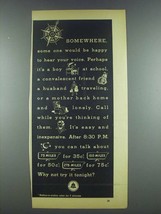 1935 Bell Telephone System Ad - Somewhere - £14.52 GBP
