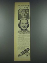 1935 Colgate Ribbon Dental Cream Ad - Dentist's Wife - $18.49