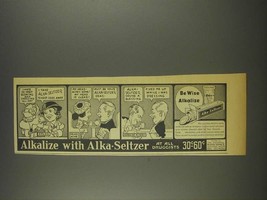 1936 Alka-Seltzer Medicine Ad - Hate to Keep Blowing - $18.49