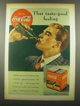 1939 Coca-Cola Soda Ad - That Taste-Good Feeling - £14.78 GBP