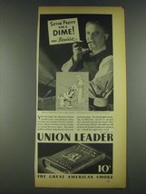 1936 Union Leader Tobacco Ad - Martin Branner - £14.50 GBP