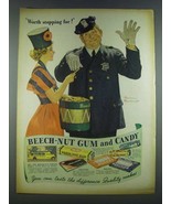 1937 Beech-Nut Gum and Candy Ad - Norman Rockwell - $18.49