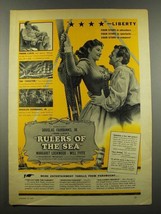 1939 Rulers of the Sea Movie Ad - Douglas Fairbanks - £14.44 GBP