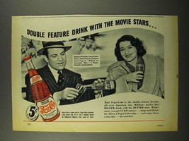 1941 Pepsi-Cola Soda Ad - Robert Preston and Ellen Drew - £14.45 GBP