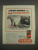 1944 Eveready Batteries Ad - cartoon by Henry Boltinoff - £14.55 GBP