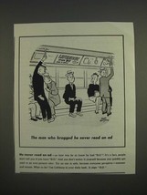 1944 Lifebuoy Soap Ad - Cartoon by Henry Boltinoff - bragged he never read an ad - £14.54 GBP