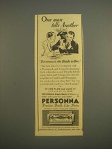 1944 Personna Precision Double Edge Blades Ad - £14.74 GBP