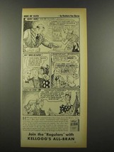 1939 Kellogg's All-Bran Cereal Ad - Raeburn Van Buren - $18.49