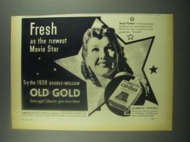 1939 Old Gold Cigarettes Ad - Jean Parker - £14.72 GBP