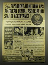 1939 Pepsodent Ad - Tooth Paste, Tooth Powder - £14.46 GBP