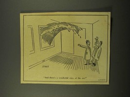 1947 Cartoon by Robert Kraus - View of the Sea - £14.65 GBP