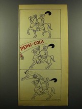1942 Pepsi-Cola Soda Ad - Art by O. Soglow - £14.50 GBP