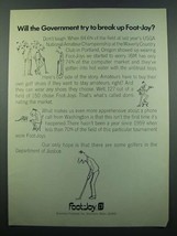 1971 Foot-Joy Golf Shoes Ad - Government Break Up - £14.78 GBP