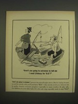 1944 Lifebuoy Soap Ad - Cartoon by Tony Barlow - Aren&#39;t you going to extremes - £14.61 GBP