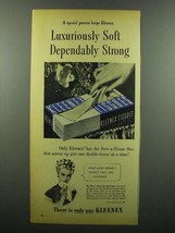 1945 Kleenex Tissue Ad - Luxuriously Soft - £14.27 GBP