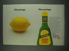 1985 Borden ReaLemon Lemon Juice Ad - Old Package. New Package - $18.49