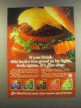 1985 Borden Lite-Line Cheese Ad - If You Think - $18.49