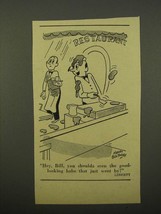 1947 Cartoon by Henry Boltinoff - Good-Looking Babe - £14.54 GBP