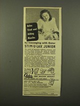 1947 Oster Stim-u-Lax Junior Massager Ad - Relax - £14.87 GBP