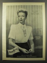 1947 Peggy Martin Blouse Ad - Ida Lupino - £14.56 GBP