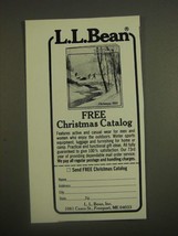 1985 L.L. Bean Ad - Christmas - £14.49 GBP