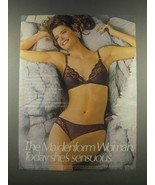1985 Maidenform Sweet Nothings Bra &amp; Bikini Ad - £14.78 GBP