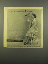 1949 Crompton-Richmond Pinwale Cordurella Ad - Loafers - $18.49
