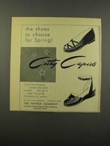 1949 Nevelk Cathy Cupids Shoes Ad - Choose For Spring - $18.49