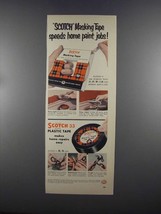 1955 3M Scotch Masking Tape Ad - Home Paint Jobs - $18.49