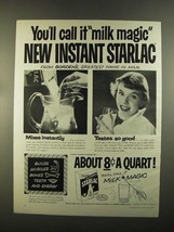 1955 Borden Starlac Ad - You Call it Milk Magic - £14.52 GBP