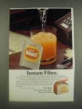 1985 Metamucil Laxative Ad - Instant Fiber - £13.82 GBP