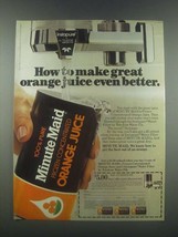 1985 Minute Maid Orange Juice Ad - Make Even Better - £14.78 GBP