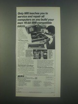 1985 NRI Schools Ad - Microcomputers Course - £14.55 GBP