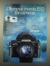 1985 Olympus OM-PC Camera Ad - Invents ESP for Cameras - £14.46 GBP