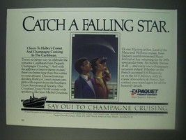 1985 Paquet French Cruises Ad - Catch a Falling Star - £14.78 GBP