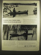 1964 Bell Telephone Ad - By Northern Canoe - $18.49