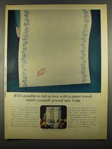 1964 Gala Paper Towels Ad - Possible to Fall in Love - £14.73 GBP