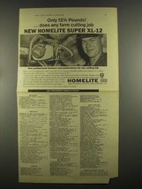 1964 Homelite Super XL-12 Chainsaw Ad - Any Farm Job - £14.53 GBP