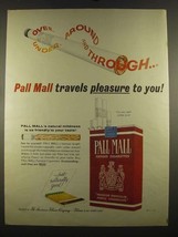 1964 Pall Mall Cigarettes Ad - Travels Pleasure To You - £14.72 GBP