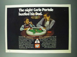 1975 Ohio Art Lil' Sport Pool Toy Ad - Hustled His Dad - $18.49