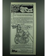 1975 Supercycle Motorcycle Parts Ad -650 Triumph Bike - £14.78 GBP