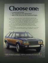 1985 American Eagle Wagon Ad - Choose One - £14.54 GBP