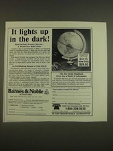 1985 Barnes & Noble Ad - Mercury Illuminated Globe - $18.49