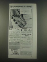 1985 Barnes &amp; Noble Bookstores Ad - Stationery Embosser - £14.49 GBP