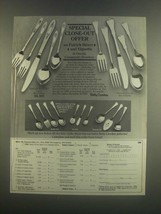 1985 Betty Crocker Oneida Community Stainless Ad - $18.49