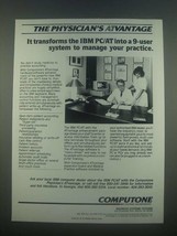 1985 Computone IBM PC/AT Ad - Atvantage Enhancement - $18.49