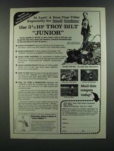 1986 Troy-Bilt Junior Roto-Tiller Ad - At Last! - £14.29 GBP