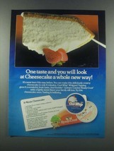 1985 Cool Whip & Keebler Graham Cracker Ready-Crust Ad - 8-Minute Cheesecake - £14.54 GBP