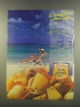 1985 Dole Chunk Pineapple Ad - Pasta del Sol recipe - $18.49